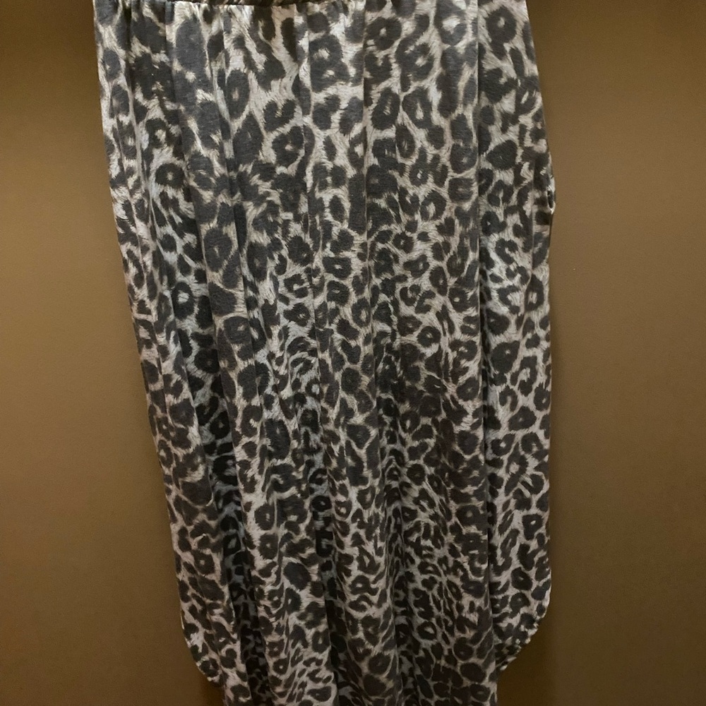 Chic Animal Print Maxi Skirt